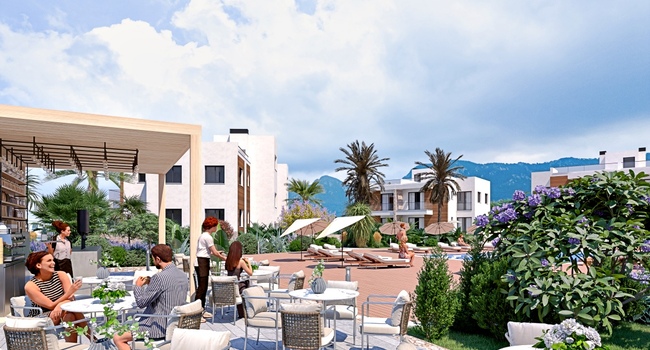 Купить квартиру в процессе построения в Эсентепе, на Северном Кипре