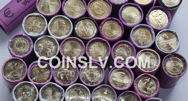 Памятные монеты 2 евро 2004 - 2020 UNC (небывшие в обороте) 
